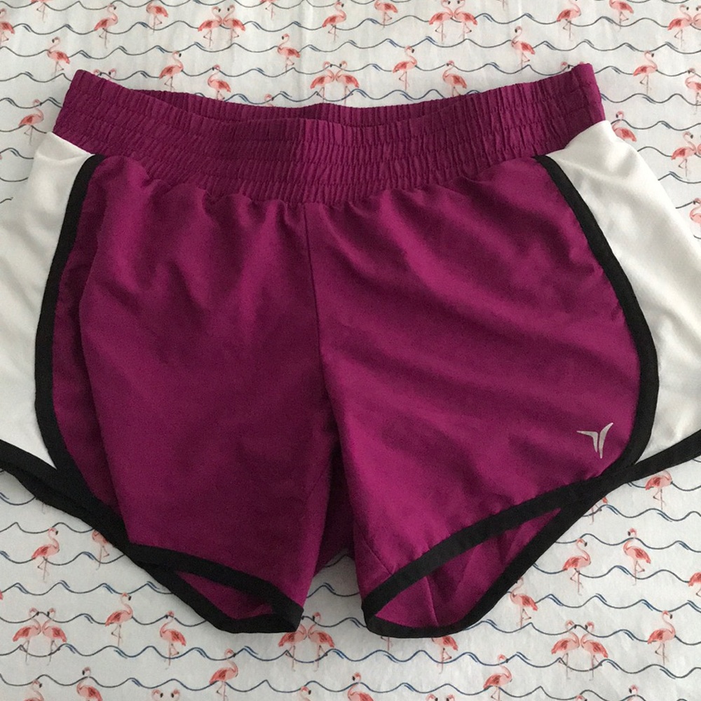 Purple and white active Old Navy shorts